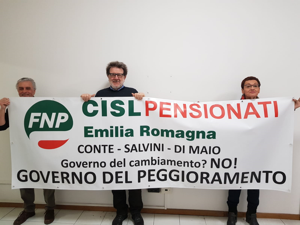 700 Pensionati della CISL ER a Roma: NO al Decreto Fiscale