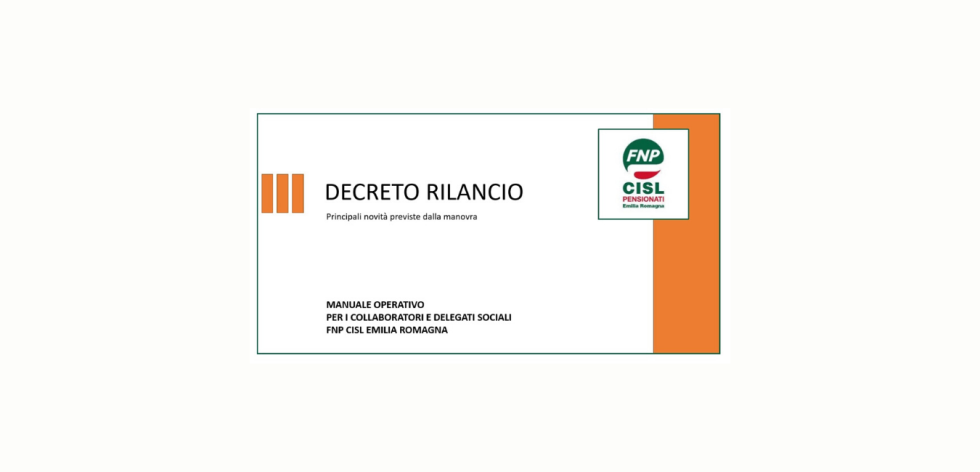 Decreto Rilancio: principali novità previste dalla manovra