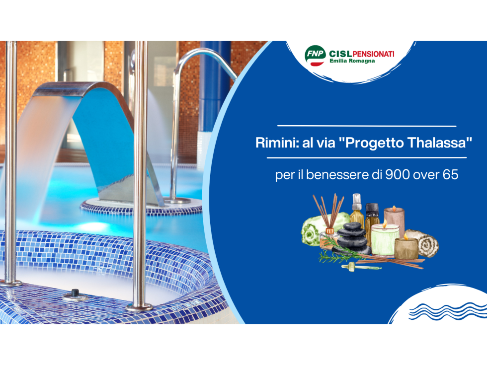 Rimini: al via ‘progetto Thalassa’ per il benessere di 900 over 65