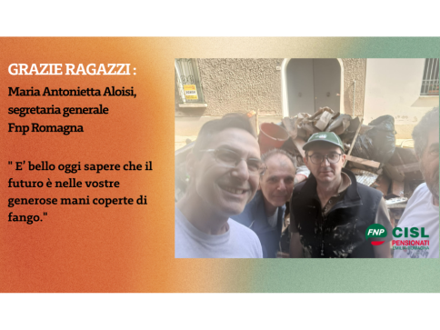 Aloisi (Fnp Cisl Romagna): “Grazie ragazzi”