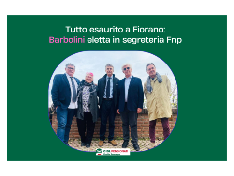 Tutto esaurito a Fiorano; Barbolini eletta in segreteria Fnp