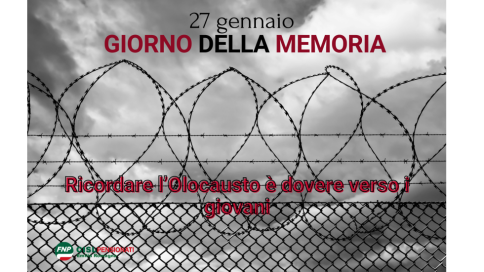 Pezzani, resp. Pensionati Cisl (Fnp) E-R: ‘Ricordare l’Olocausto è dovere verso i giovani’