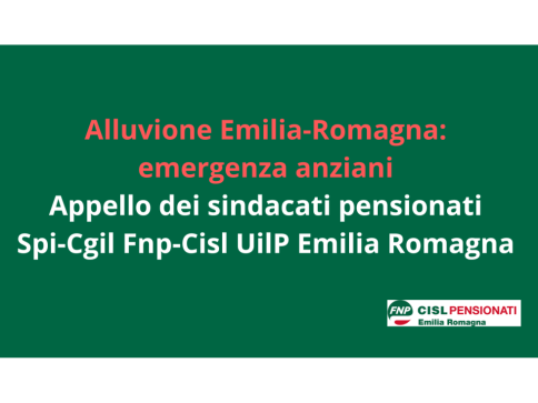 Alluvione Emilia-Romagna: emergenza anziani 