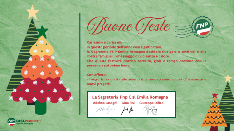 🎄 Buone Feste dalla FNP CISL Emilia-Romagna 🎄