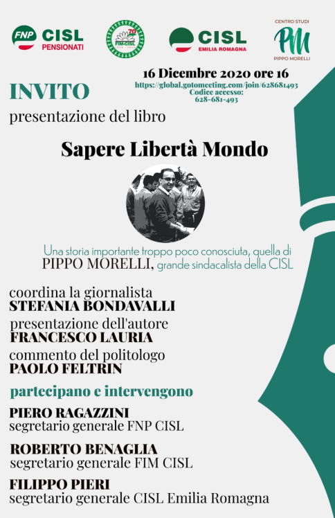 Sapere Libertà Mondo: la storia di Pippo Morelli