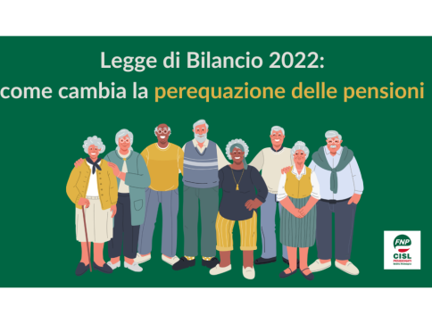 Legge di bilancio 2022: perequazione delle pensioni